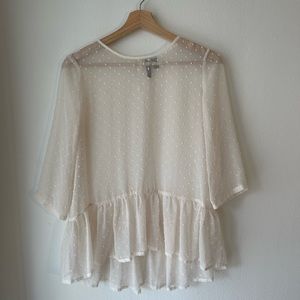 MNG Collection Sheer Blouse